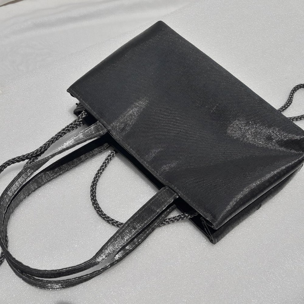 Sequin Purse Beaded Evening Crossbody Bag Grey - Picture 9 of 10